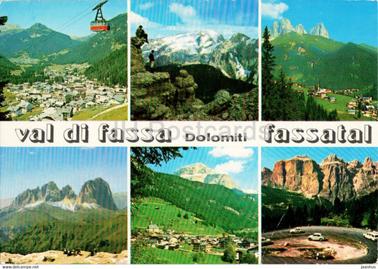 Val di Fassa - Dolomiti - Fassatal - cable car - Italy - unused - JH Postcards