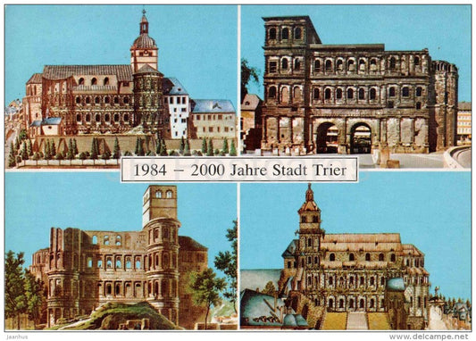 1984-2000 Jahre Stadt Trier , Mosel - Die Porta Nigra - Germany - 1987 gelaufen - JH Postcards