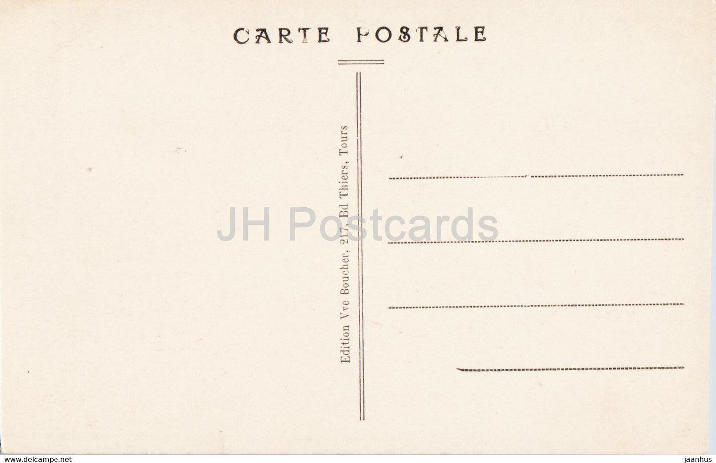 Panorama de Tours - cote N O - 115 - old postcard - France - unused