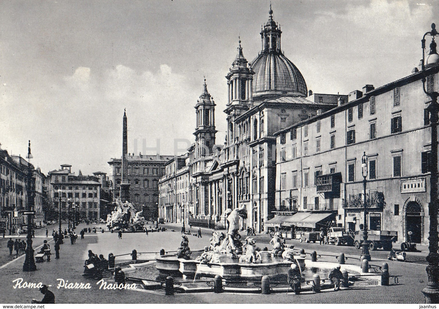 Roma - Rome - Piazza Navona - square - 1965 - Italy - used - JH Postcards