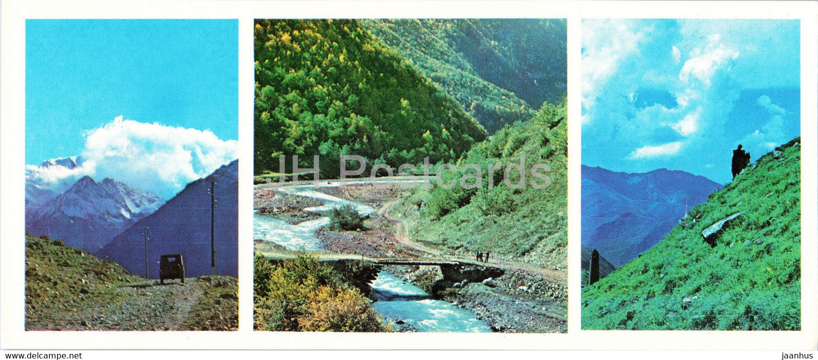 Dombay - Dombai - On Mountain paths - 1983 - Russia USSR - unused - JH Postcards