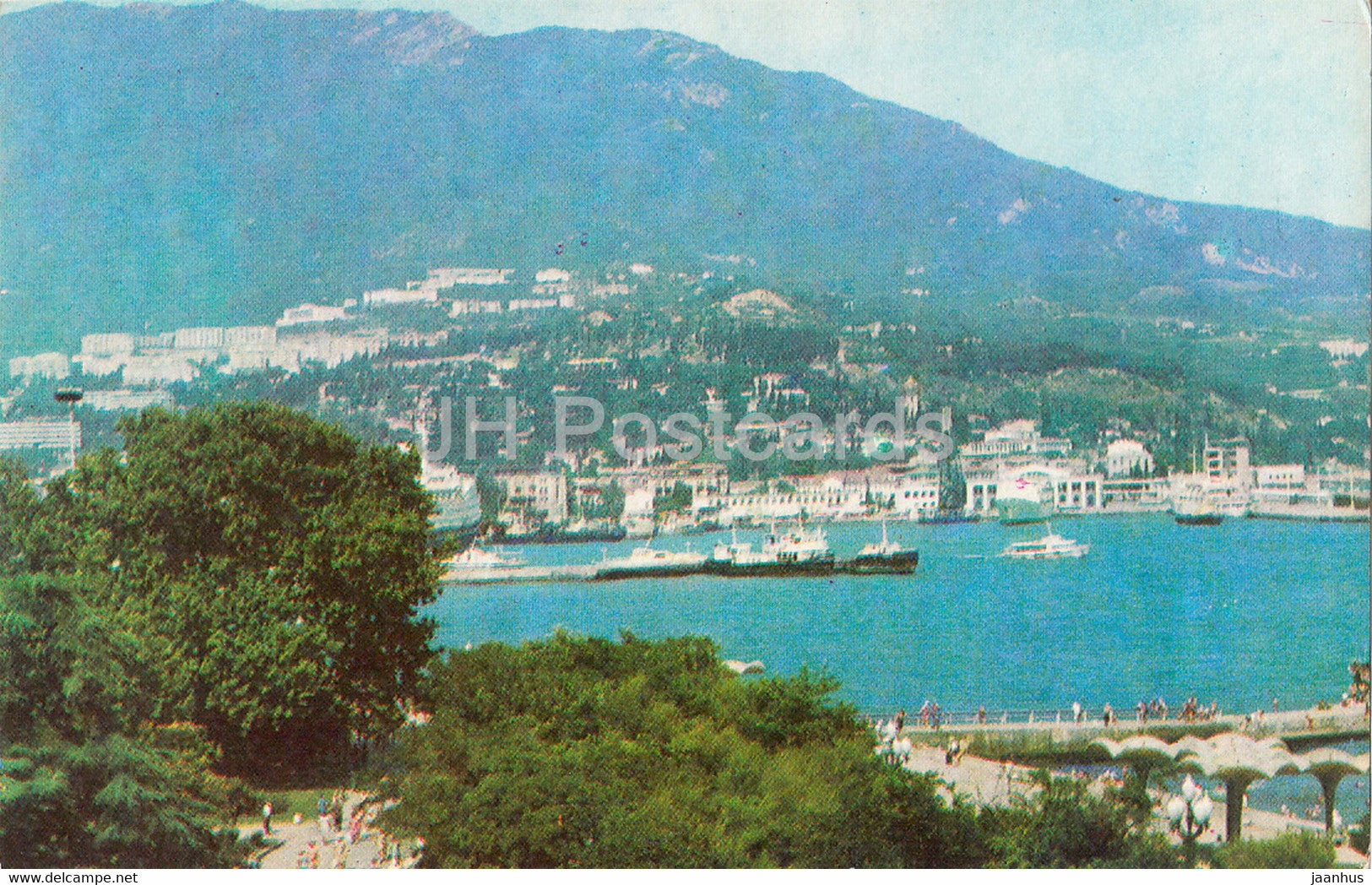 Yalta - Crimea - view at the city - 1976 - Ukraine USSR - unused - JH Postcards