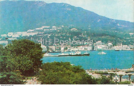 Yalta - Crimea - view at the city - 1976 - Ukraine USSR - unused - JH Postcards
