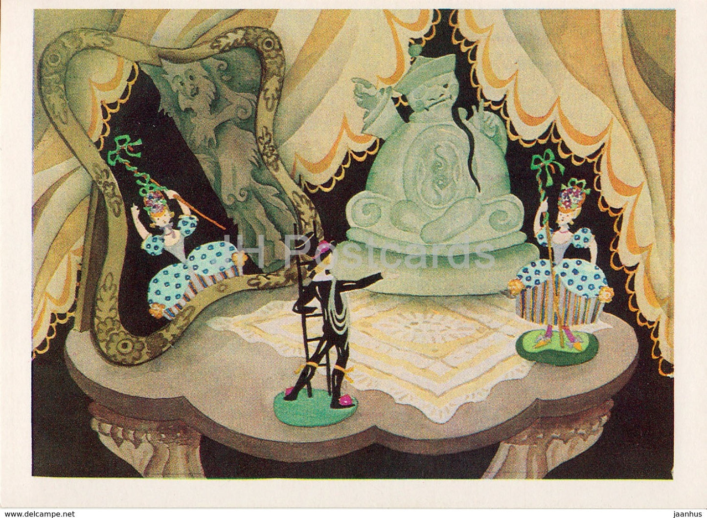 Fairy Tale by Hans Christian Andersen - Shepherdess and the Chimney Sweep - 1978 - Russia USSR - unused - JH Postcards