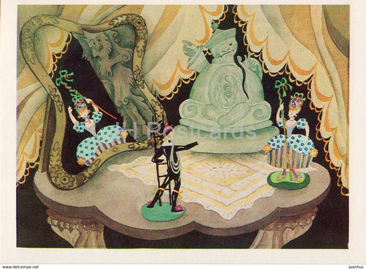 Fairy Tale by Hans Christian Andersen - Shepherdess and the Chimney Sweep - 1978 - Russia USSR - unused - JH Postcards