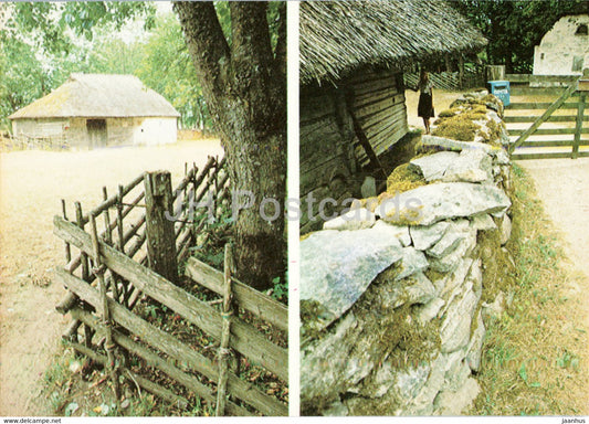 Mihkli farm museum - Saaremaa - 1989 - Estonia USSR - unused - JH Postcards