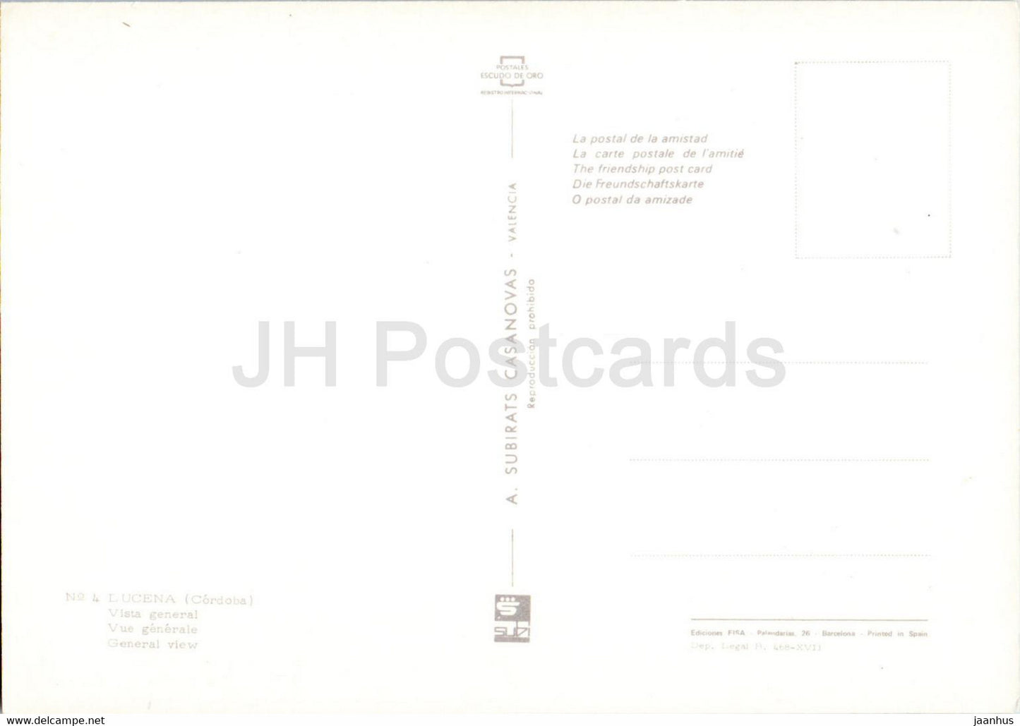 Lucena - Vista General - Ansicht - 4 - Spanien - unbenutzt