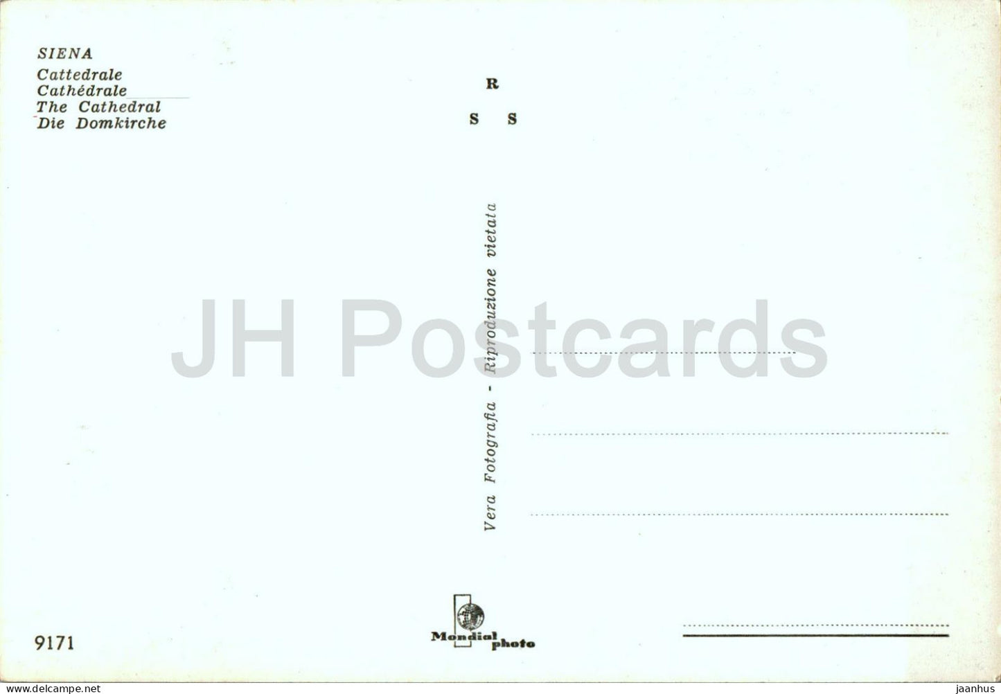 Siena - Cattedrale - cathedral - 9171 - Italy - unused