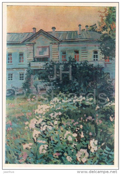 painting by A. Trofimov - Yasnaya Polyana . Tolstoy's country estate - Leo Tolstoy - 1978 - Russia USSR - unused - JH Postcards