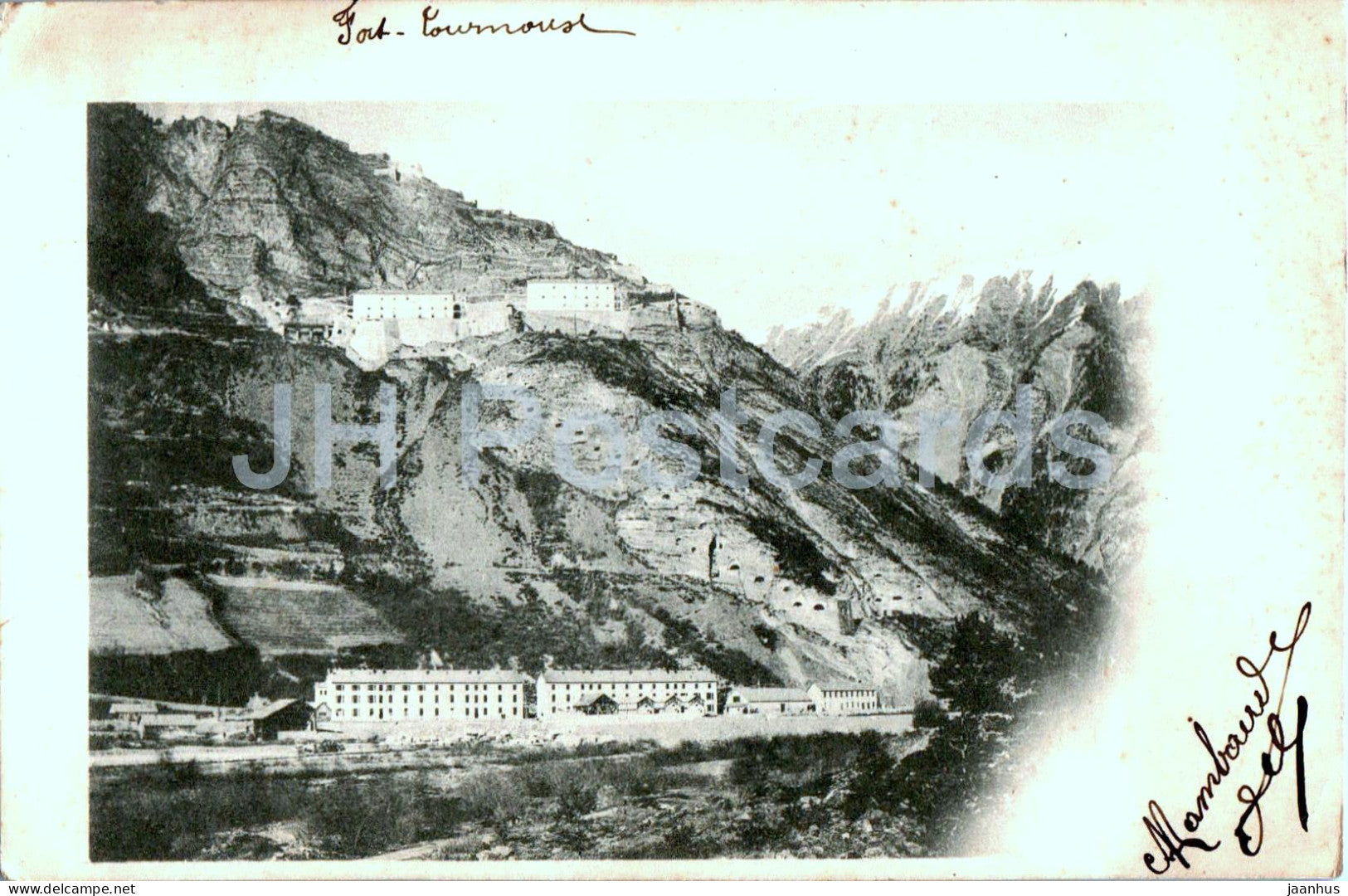 Fort Tournoux - old postcard - France - used - JH Postcards