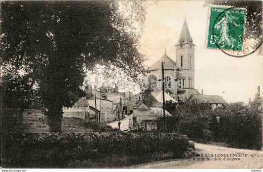 Btain sur Longuenee - Route du Lion d'Angers - old postcard - 1916 - France - used - JH Postcards