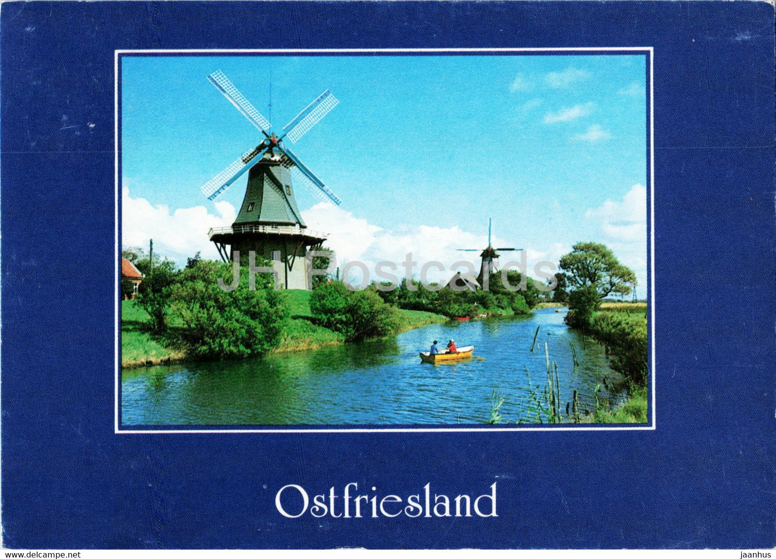 Ostfriesland - windmill - 1992 - Germany - used - JH Postcards
