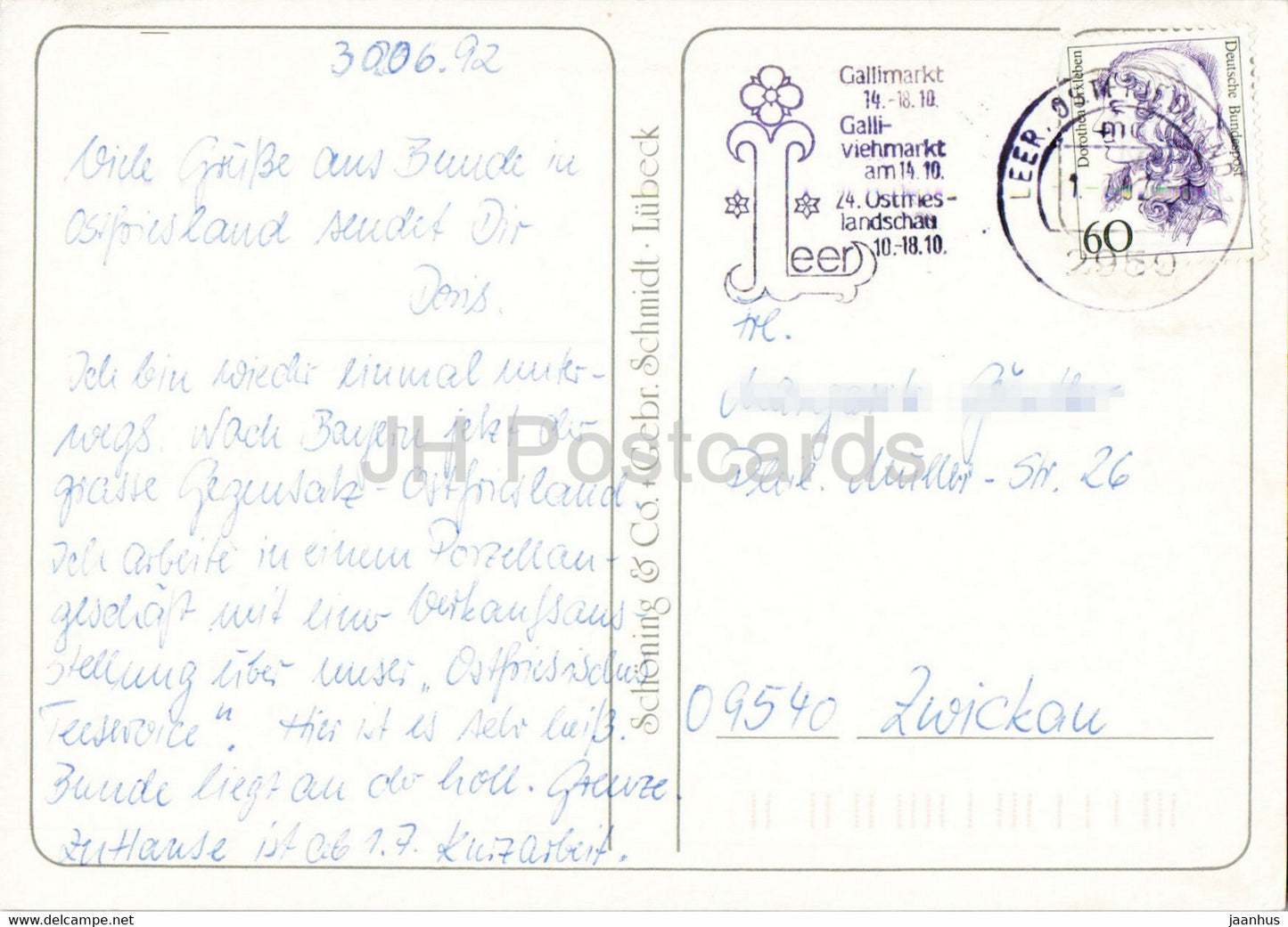 Ostfriesland - moulin à vent - 1992 - Allemagne - utilisé