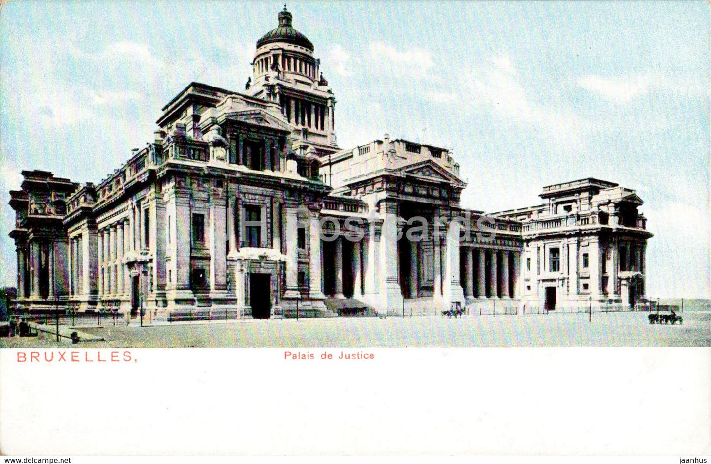 Bruxelles - Brussels - Palais de Justice - old postcard - Belgium - unused - JH Postcards