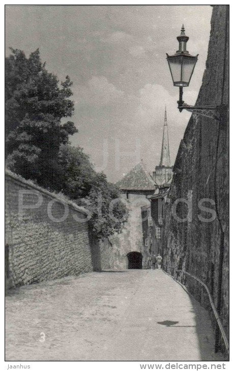 Pikk Jalg street (Long Leg) - Old Town - Towers of Tallinn - Tallinn - 1972 - Estonia USSR - unused - JH Postcards