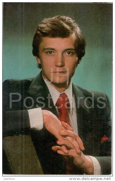 Y. Gerasimov - Soviet Russian Movie Actor - 1977 - Russia USSR - unused - JH Postcards