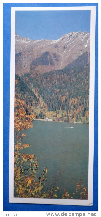 lake Ritsa - 1984 - Abkhazia - Georgia USSR - unused - JH Postcards
