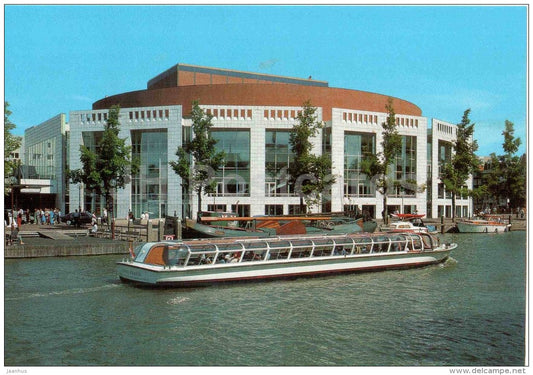 Stopera - passenger boat - Amsterdam - Netherlands - unused - JH Postcards