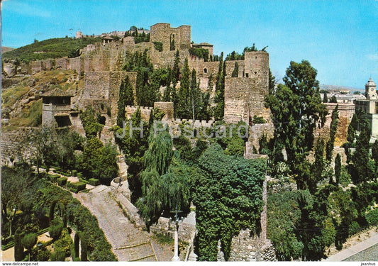Malaga - Alcazaba - 1024 - Spain - used - JH Postcards