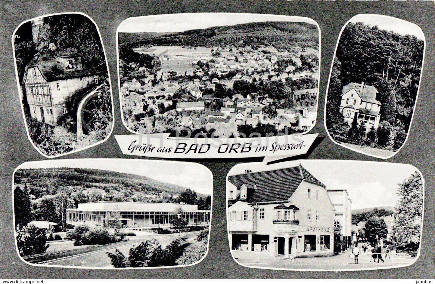 Grusse aus Bad Orb im Spessart - 1964 - Germany - used - JH Postcards