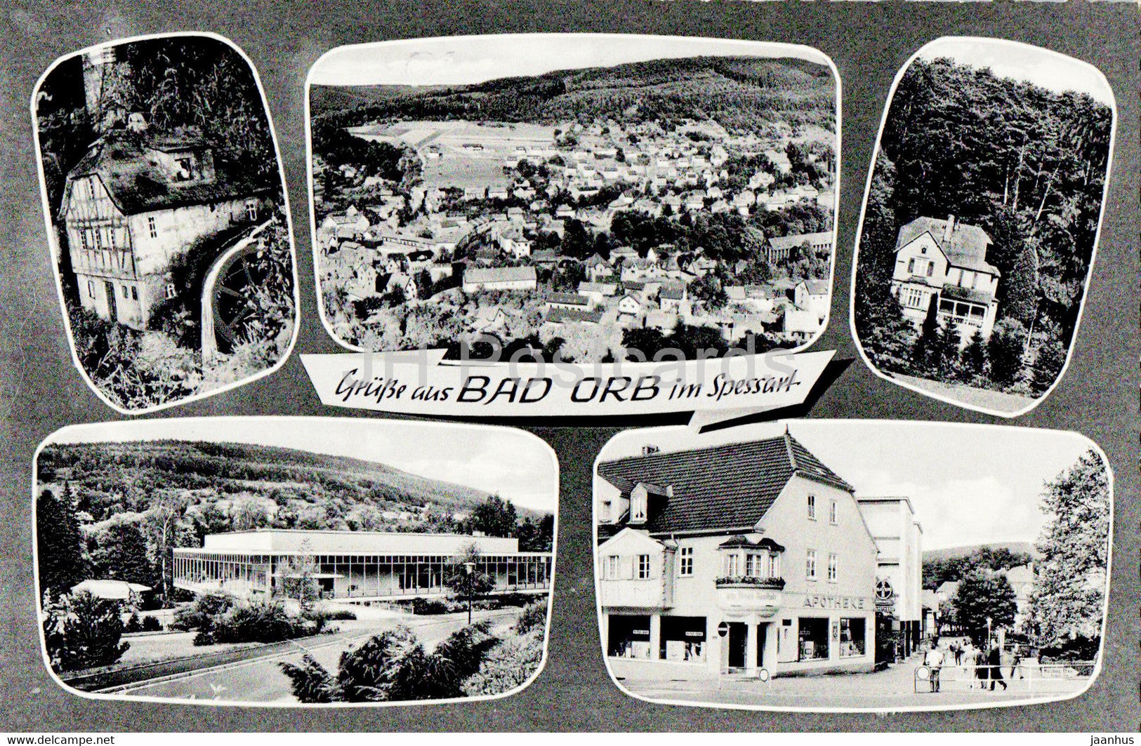Grusse aus Bad Orb im Spessart - 1964 - Germany - used - JH Postcards