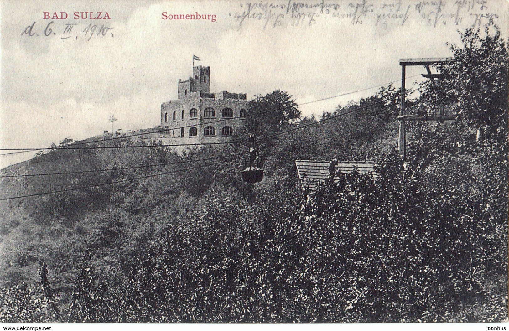 Bad Sulza - Sonnenburg - old postcard - 1910 - Germany - used - JH Postcards