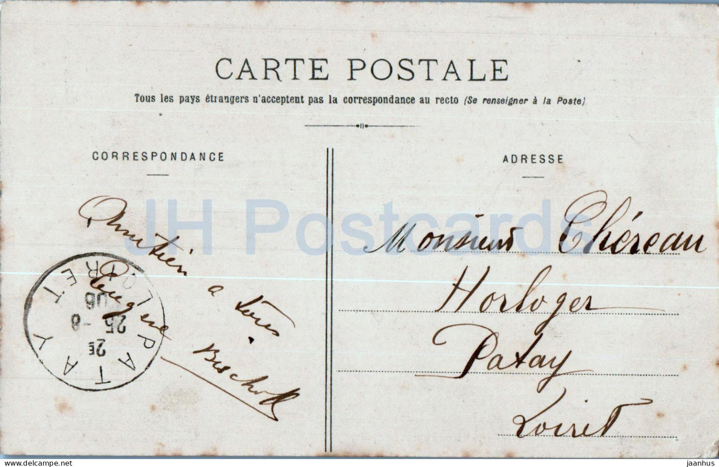 Chateauneuf Sur Loire - Vieux Pont et Donjon - bridge - 160 - old postcard - 1906 - France - used