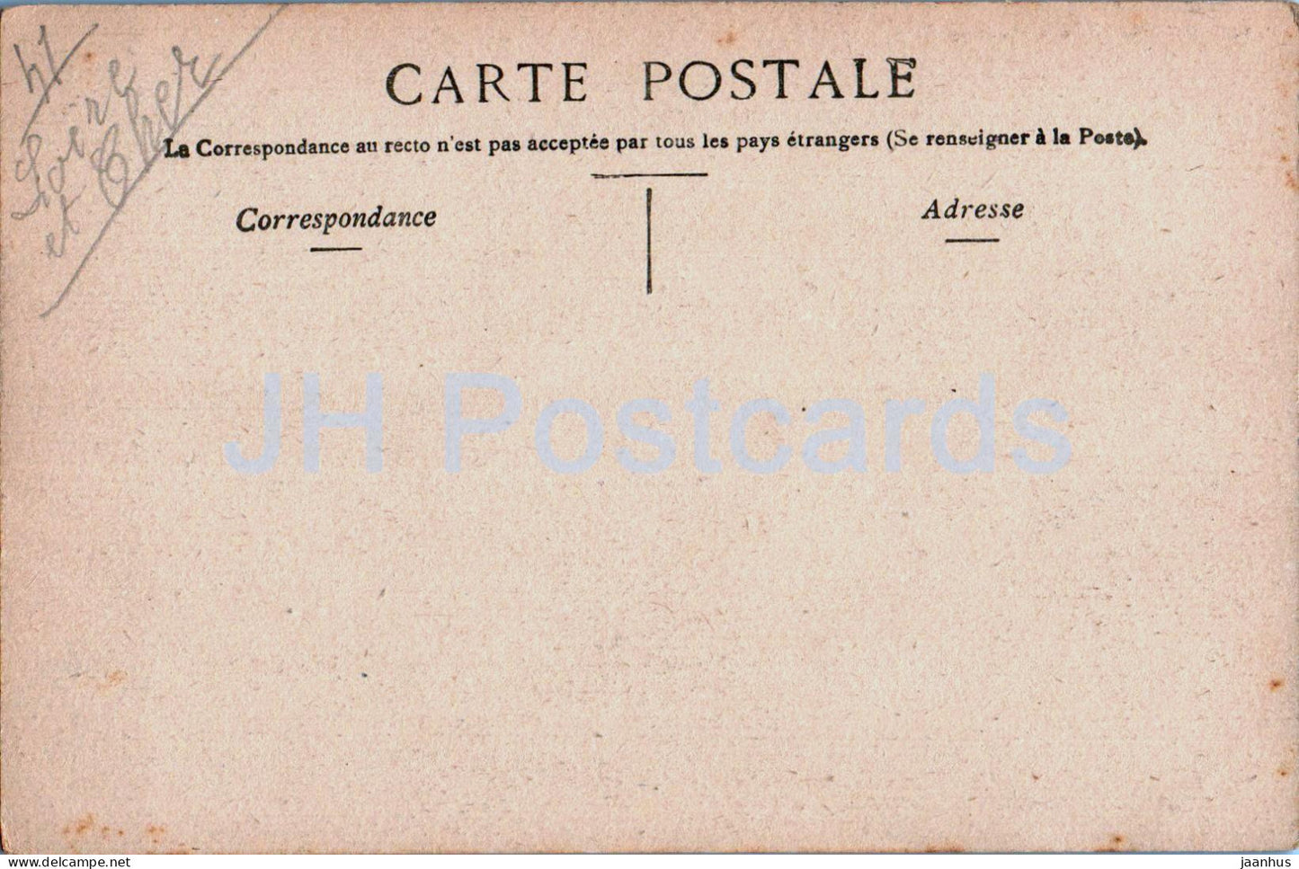 Le Chateau de Blois - castle - old postcard - France - used