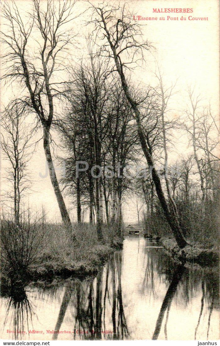Malesherbes - L'Essonne au Pont du Couvent - old postcard - France - unused - JH Postcards