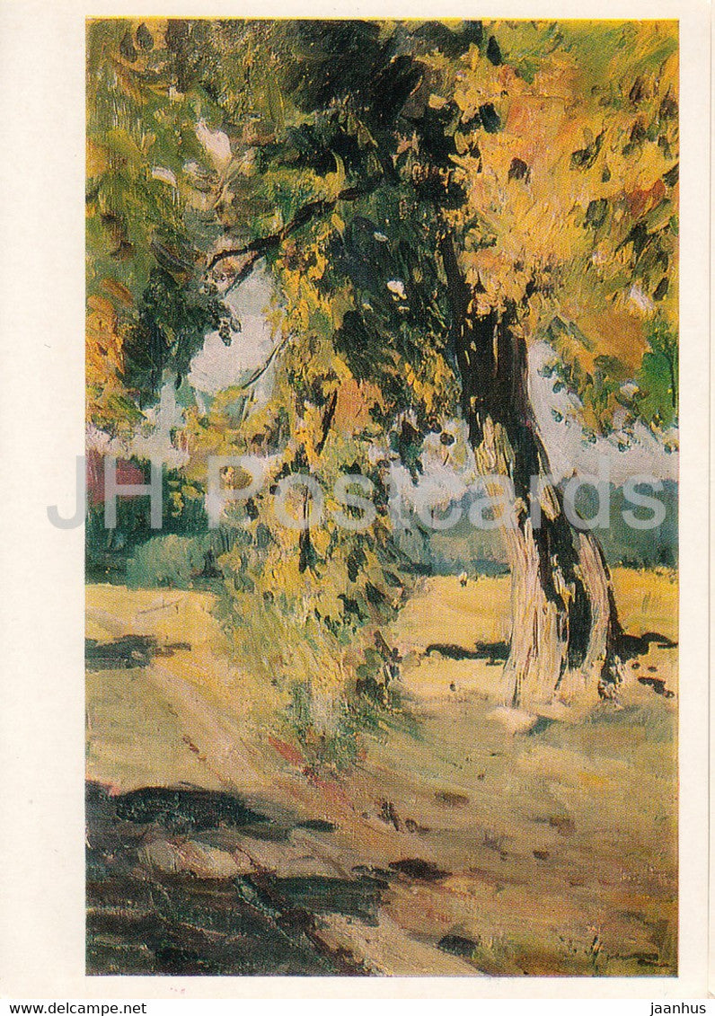 painting by D. Nalbandyan - Old Linden - Armenian art - 1976 - Russia USSR - unused - JH Postcards