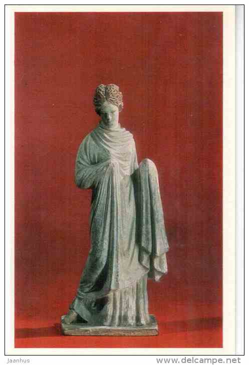 Satatuette of a young girl , 3rd century BC Greece - Art of Ancient Greek and Rome - 1972 - Russia USSR - unused - JH Postcards