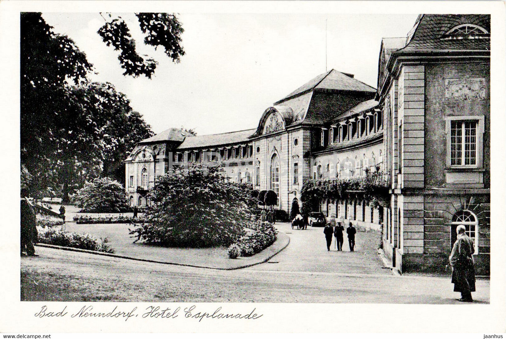 Bad Nenndorf - Hotel Esplanade - old postcard - 1955 - Germany - used - JH Postcards