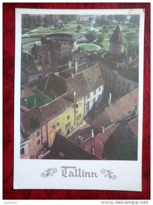 Tallinn Old Town view - Tallinn - 1977 - Estonia - USSR - unused - JH Postcards