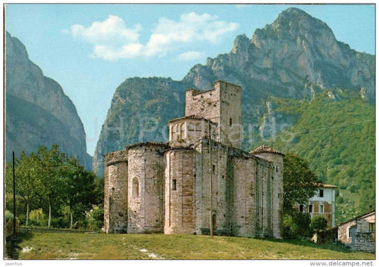 Abbazia di San Vittore di Genga - Abbey - Fabriano - Ancona - Marche -  23/IV 972 - Italia - Italy - unused - JH Postcards