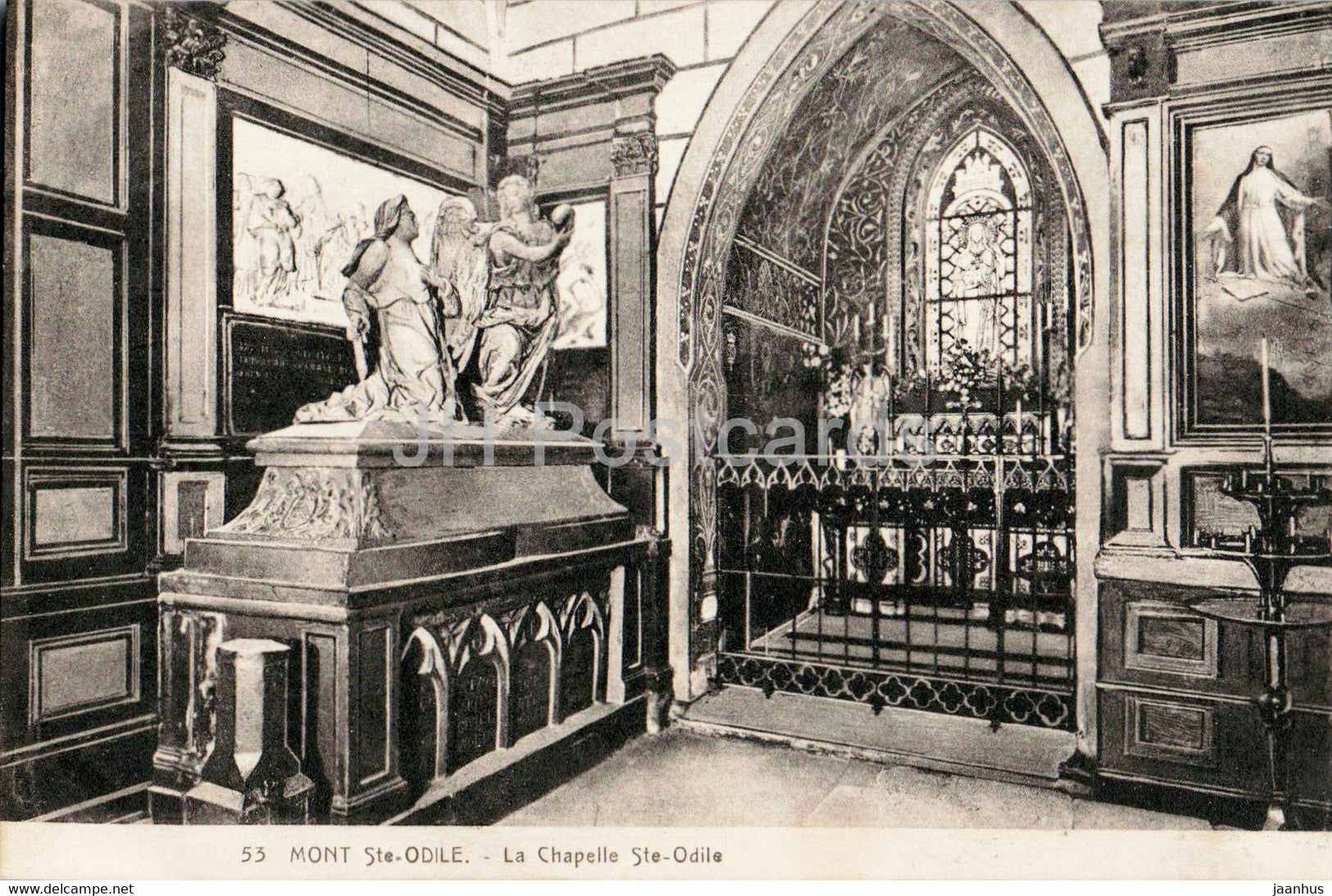 Mont Sainte Odile - La Chapelle Ste Odile - 53 - old postcard - 1921 - France - used - JH Postcards