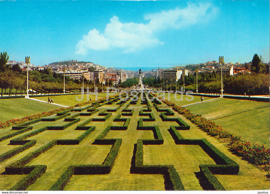 Lisbon - Lisboa - Parque Eduardo VII e Praca Marque de Pombal - park - 227 - Portugal - unused - JH Postcards