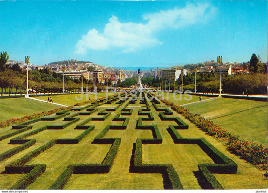 Lisbon - Lisboa - Parque Eduardo VII e Praca Marque de Pombal - park - 227 - Portugal - unused - JH Postcards