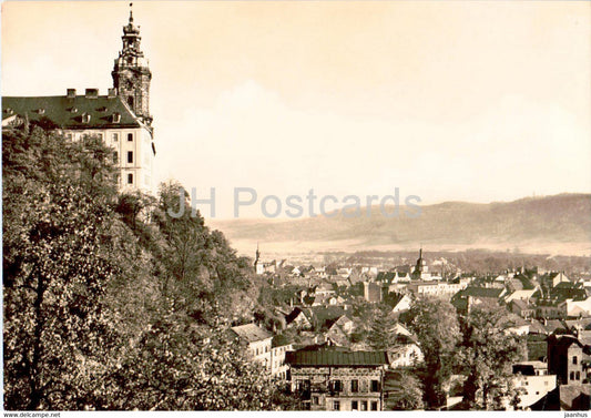 Rudolstadt - Heidecksburg mit Blick auf die Stadt - old postcard - 1968 - Germany DDR - used - JH Postcards
