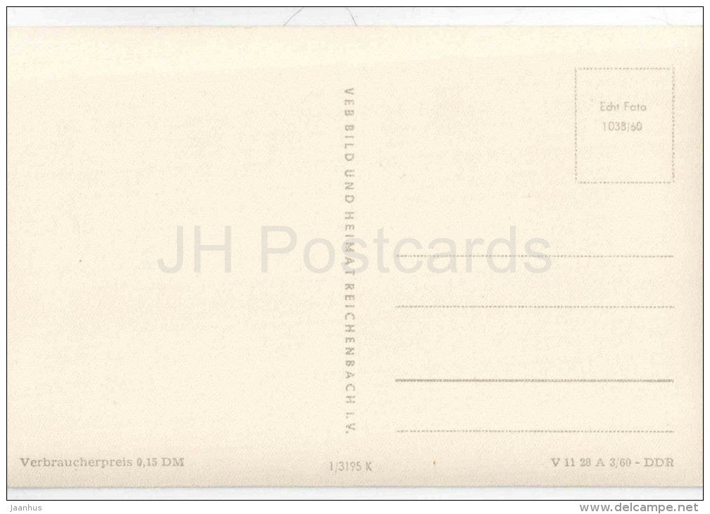 Institut für Pflanzenzüchtung - Gross Lüsewitz , Krs Rostock - Germany - DDR - unused - JH Postcards