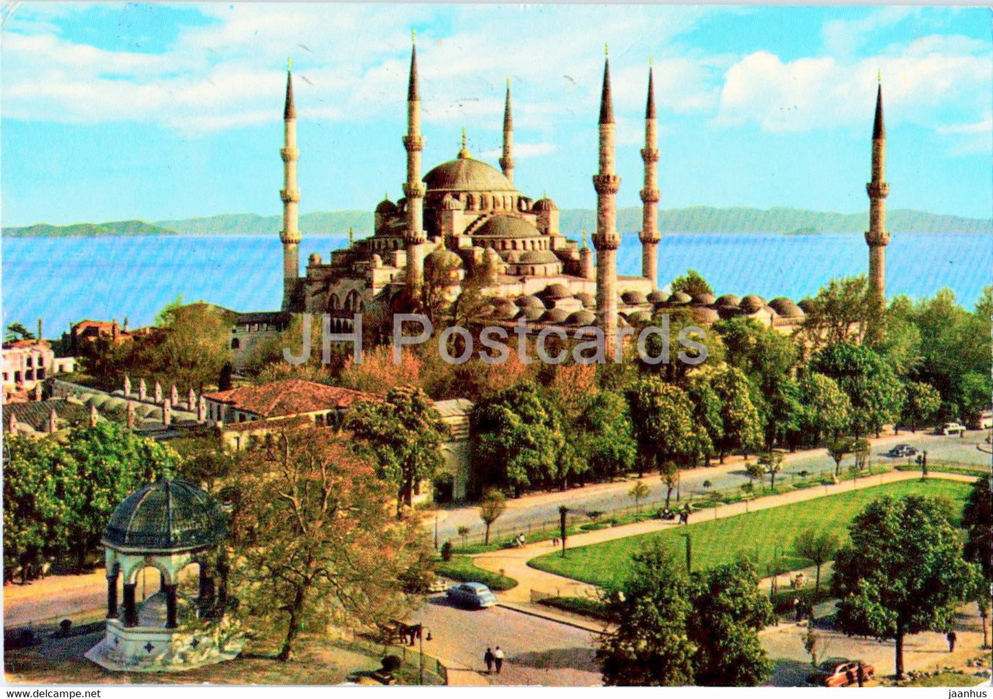 Istanbul - The Blue Mosque - Sultan Ahmet Mosque - 1976 - Turkey - used - JH Postcards