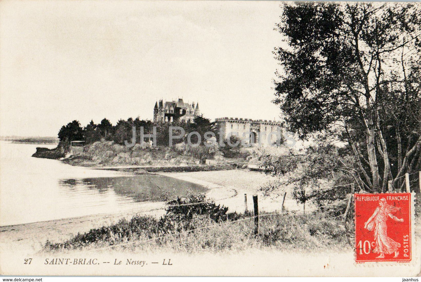 Saint Briac - Le Nessey - 27 - old postcard - 1914 - France - used - JH Postcards