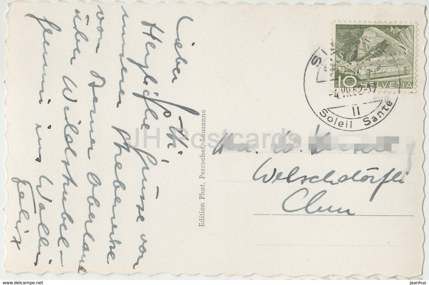 Val d'Anniviers - Rothorn Besso et Gabelhorn - 8512 - Schweiz - 1952 - gebraucht