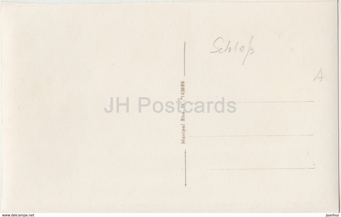 El Escorial - The Front - old postcard - Spain - unused