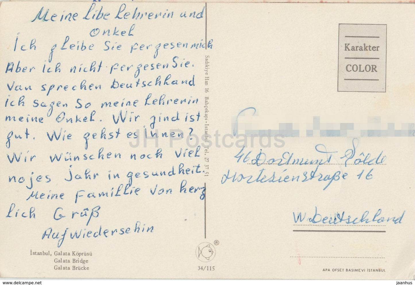 Istanbul Galata Bridge - bus - ship - 34/115 - Turkey - used