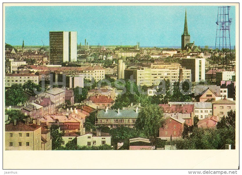 a view of Tallinn - Tallinn - 1976 - Estonia USSR - unused - JH Postcards