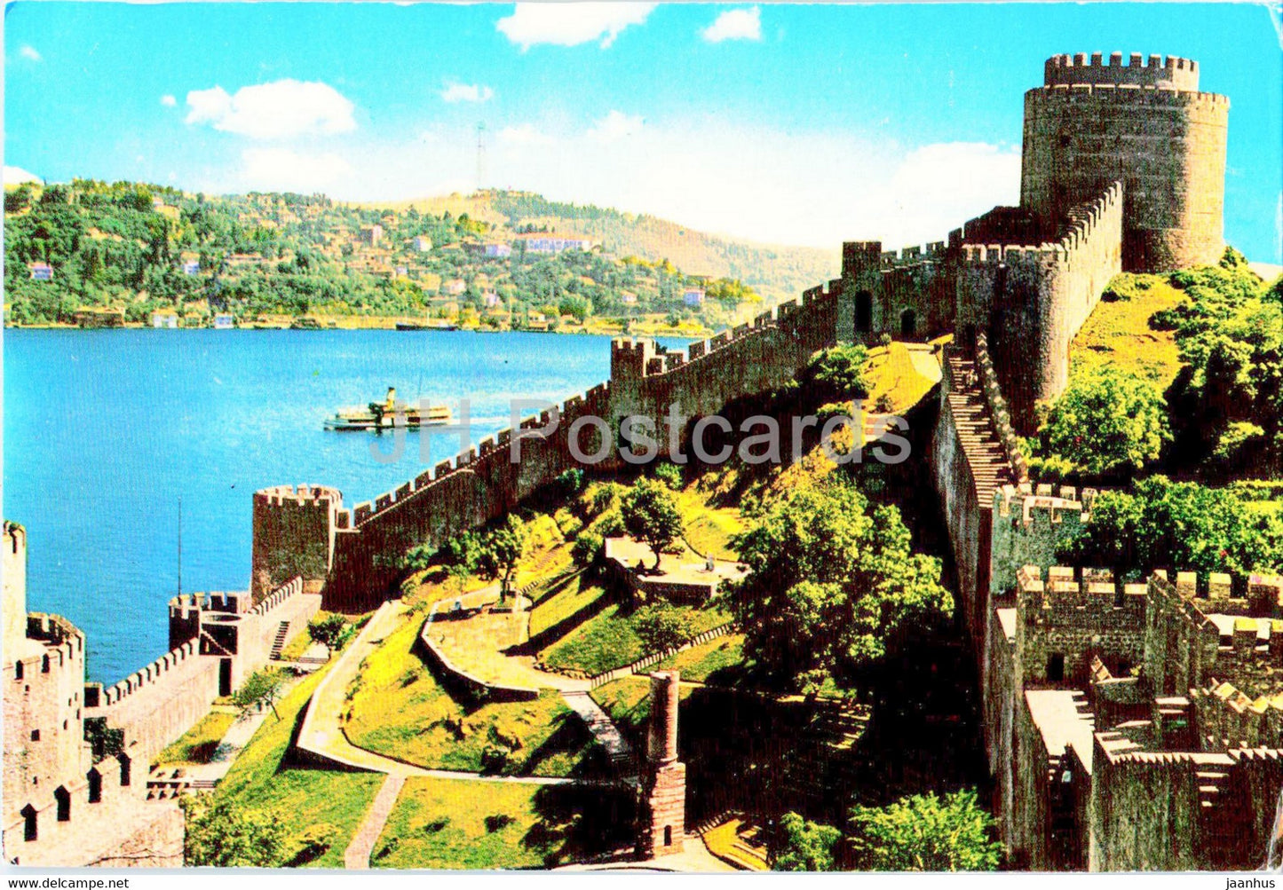 Istanbul - The Fortress and the Bosphorus - 374 - Keskin - Turkey - unused - JH Postcards