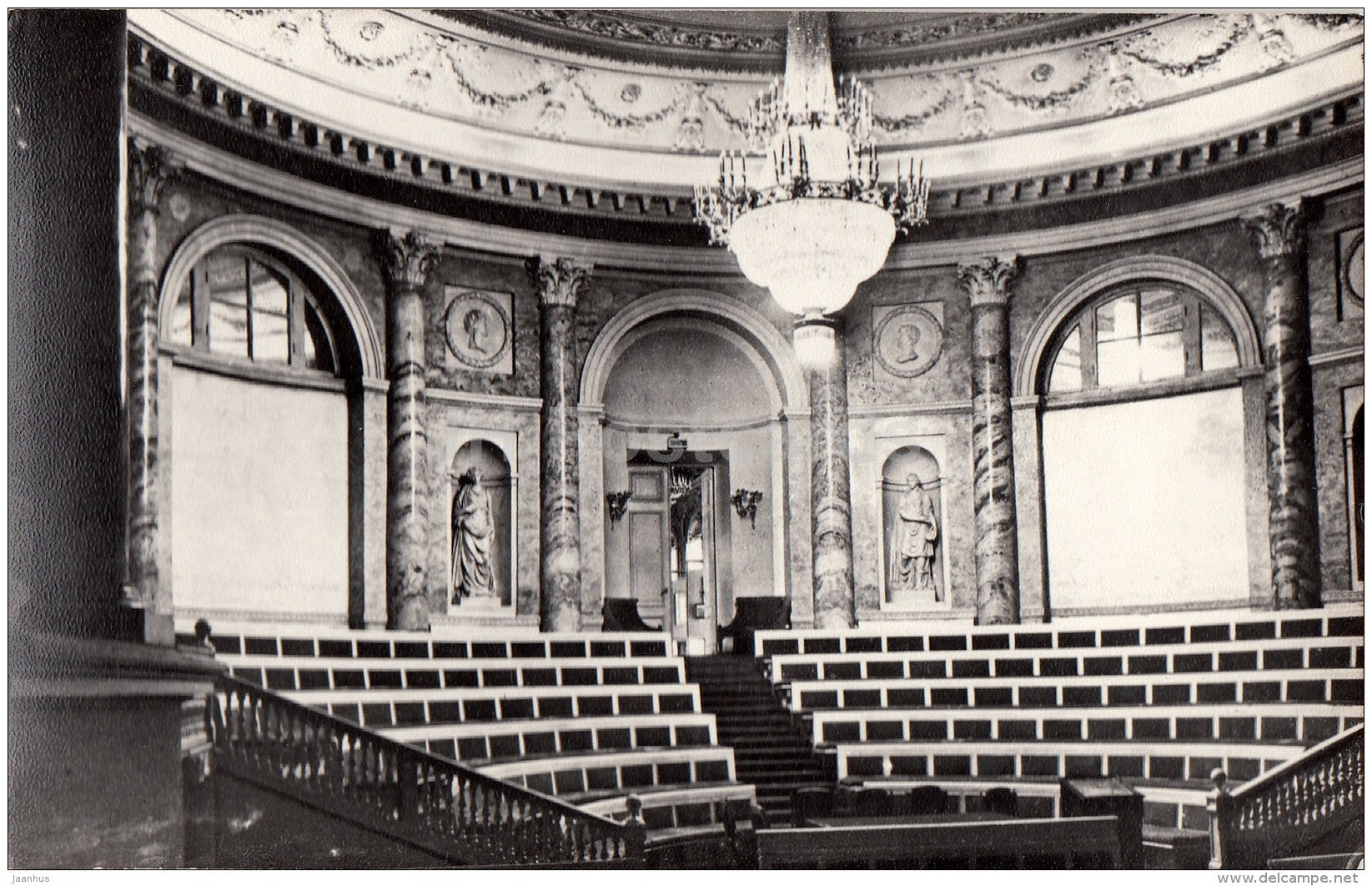 Hermitage Theatre Hall - Leningrad - St. Petersburg - Russia USSR - unused - JH Postcards