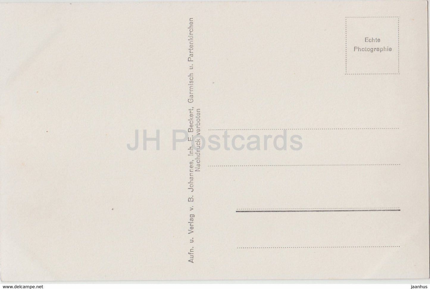 Partenkirchen  - St Anton - Germany - unused