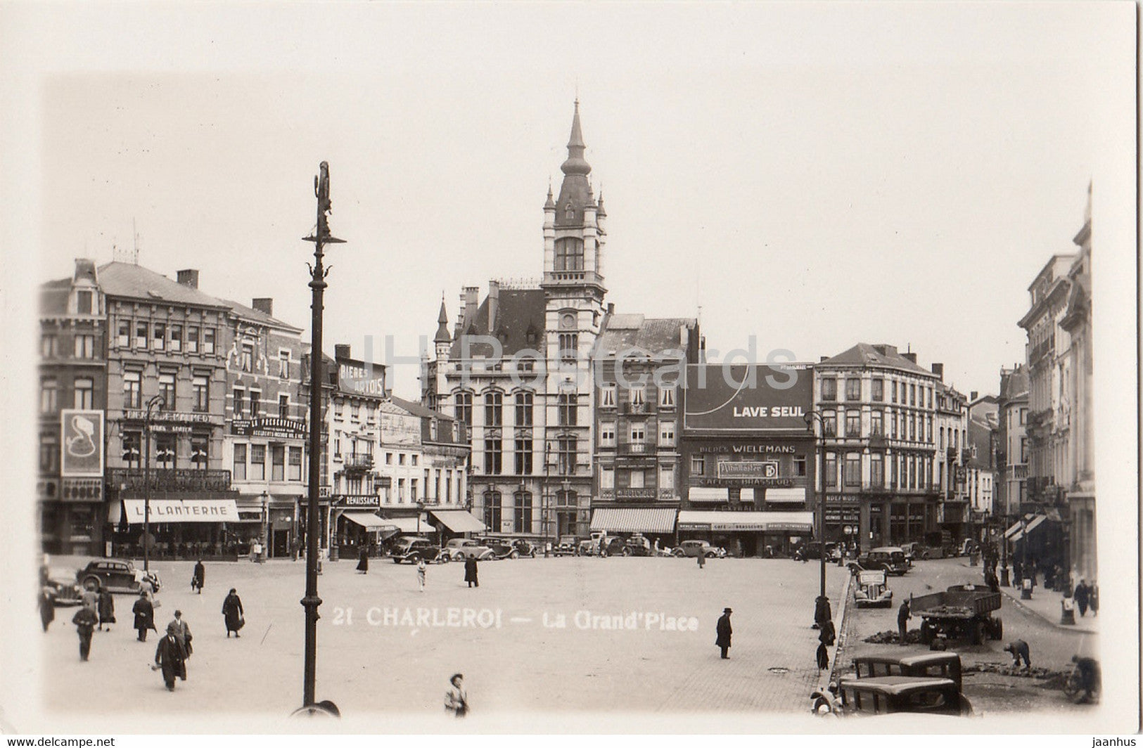 Charleroi - La Grand Place - old postcard - 1942 - Belgium - used - JH Postcards