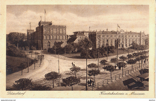 Dusseldorf - Kunstakademie u Museum - old postcard - 324 - Germany - unused - JH Postcards
